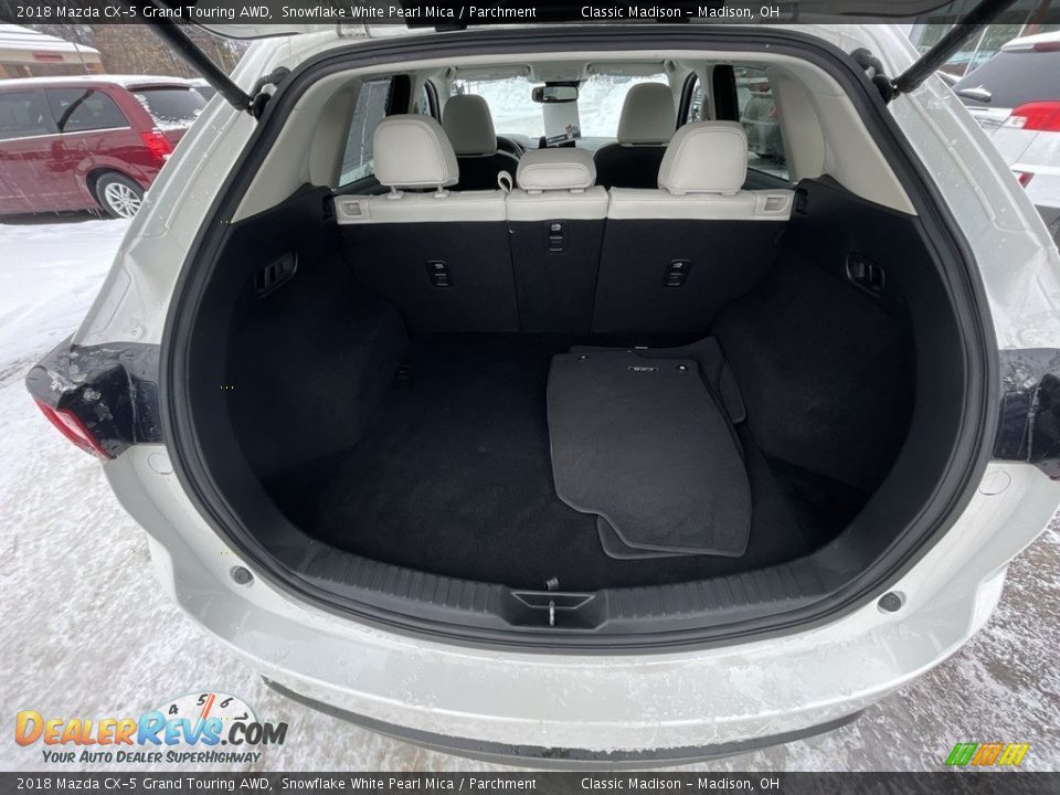 2018 Mazda CX-5 Grand Touring AWD Snowflake White Pearl Mica / Parchment Photo #18