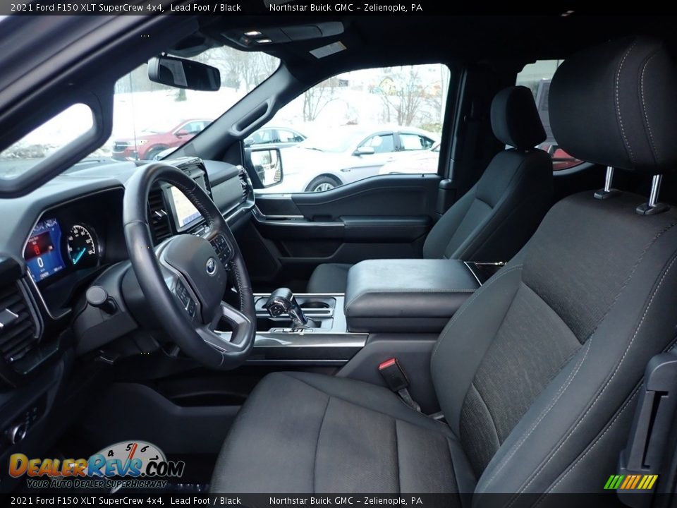 Front Seat of 2021 Ford F150 XLT SuperCrew 4x4 Photo #14
