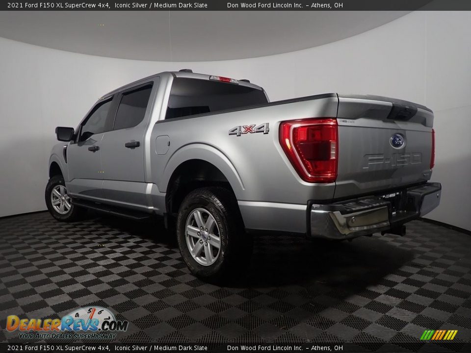 2021 Ford F150 XL SuperCrew 4x4 Iconic Silver / Medium Dark Slate Photo #13