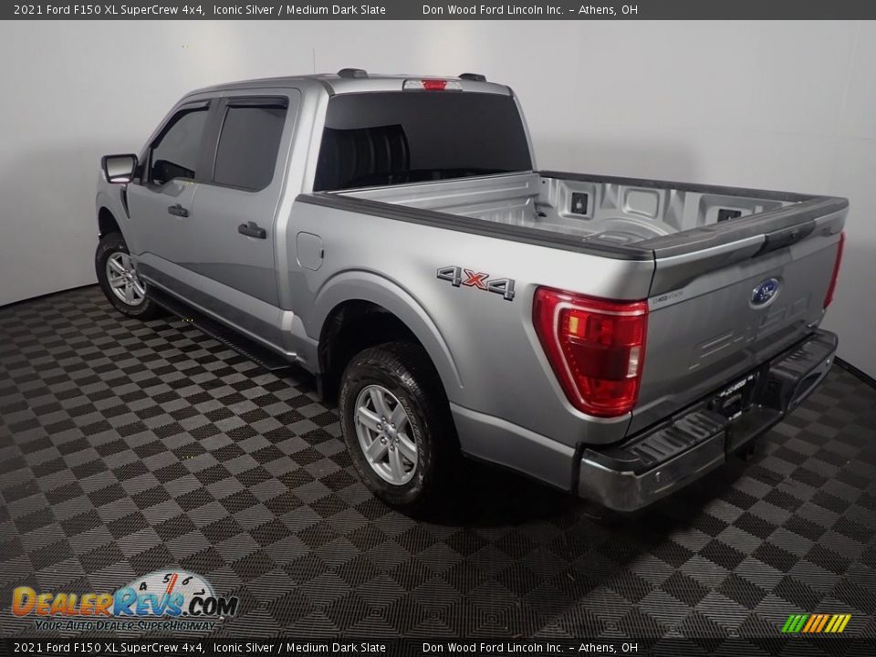 2021 Ford F150 XL SuperCrew 4x4 Iconic Silver / Medium Dark Slate Photo #14