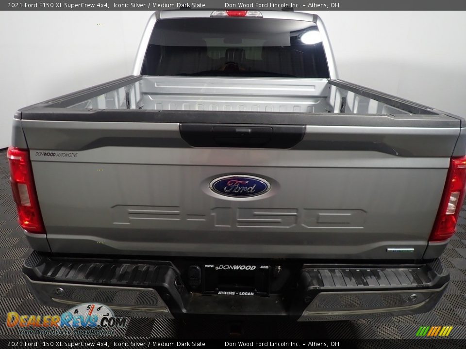 2021 Ford F150 XL SuperCrew 4x4 Iconic Silver / Medium Dark Slate Photo #15
