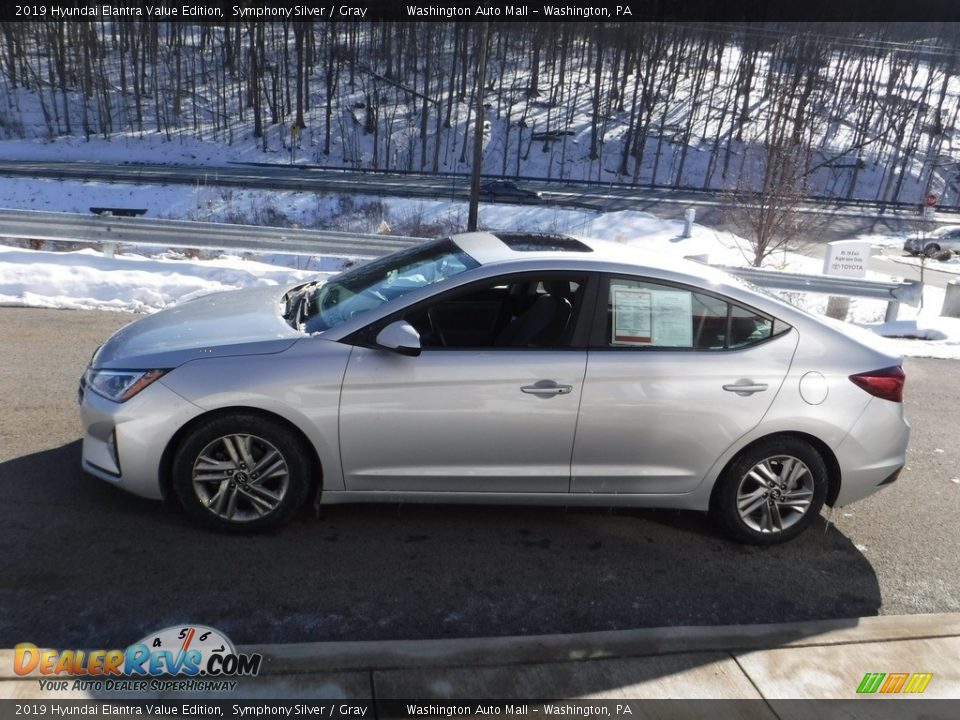 2019 Hyundai Elantra Value Edition Symphony Silver / Gray Photo #13