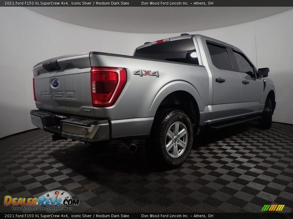 2021 Ford F150 XL SuperCrew 4x4 Iconic Silver / Medium Dark Slate Photo #16