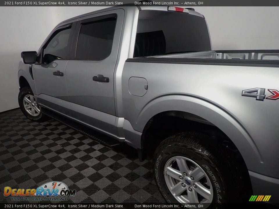 2021 Ford F150 XL SuperCrew 4x4 Iconic Silver / Medium Dark Slate Photo #18