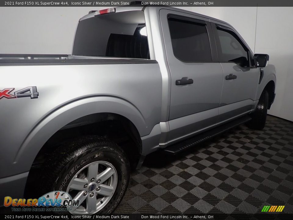 2021 Ford F150 XL SuperCrew 4x4 Iconic Silver / Medium Dark Slate Photo #19