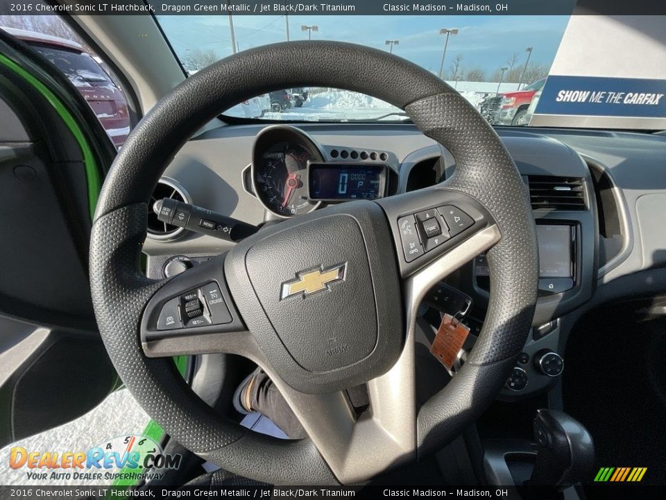 2016 Chevrolet Sonic LT Hatchback Steering Wheel Photo #9