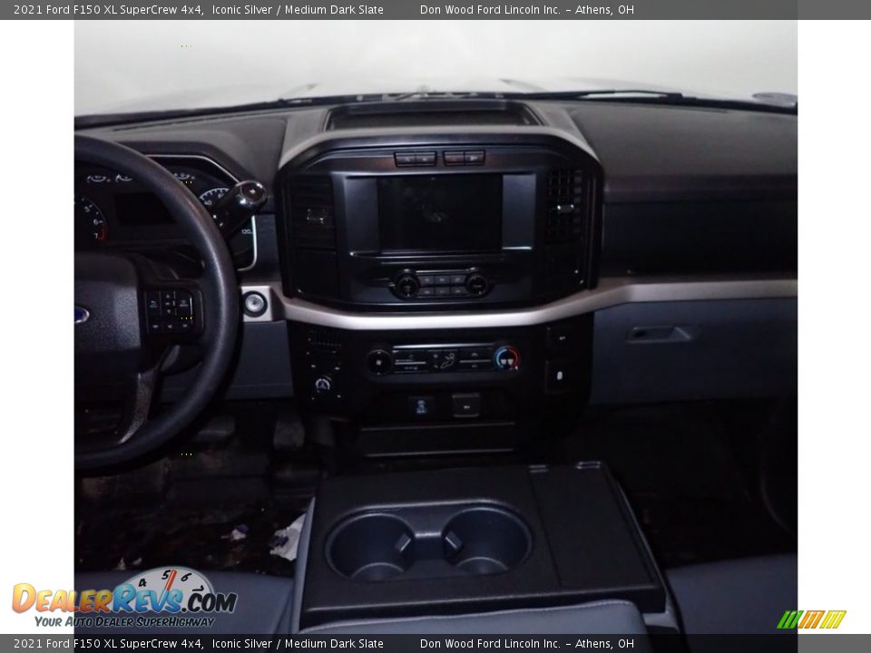 2021 Ford F150 XL SuperCrew 4x4 Iconic Silver / Medium Dark Slate Photo #25