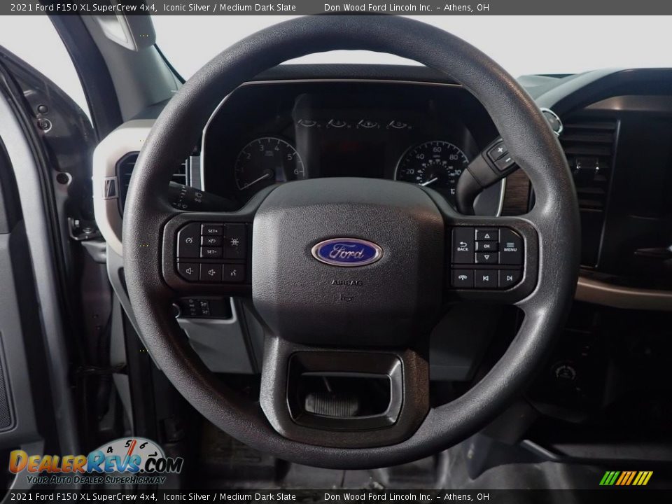 2021 Ford F150 XL SuperCrew 4x4 Iconic Silver / Medium Dark Slate Photo #26