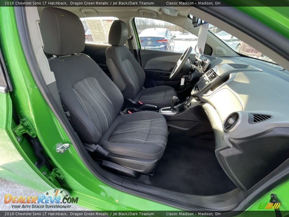 Front Seat of 2016 Chevrolet Sonic LT Hatchback Photo #16