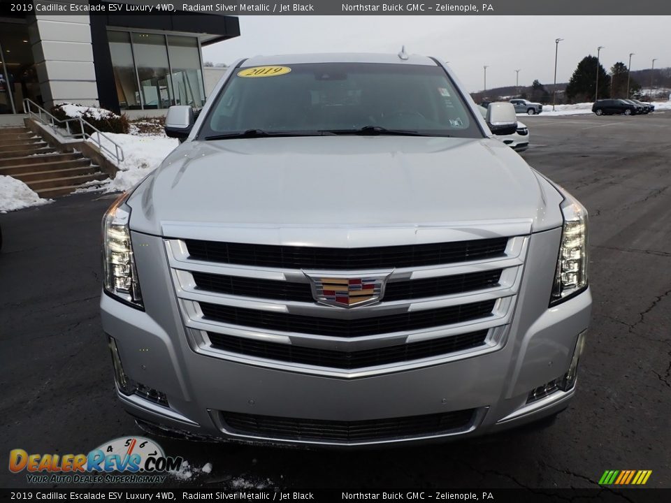 2019 Cadillac Escalade ESV Luxury 4WD Radiant Silver Metallic / Jet Black Photo #3