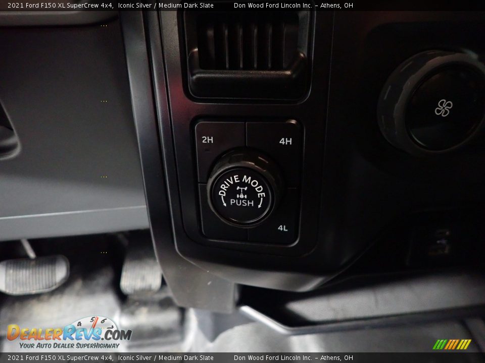 2021 Ford F150 XL SuperCrew 4x4 Iconic Silver / Medium Dark Slate Photo #31