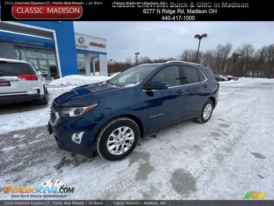 2019 Chevrolet Equinox LT Pacific Blue Metallic / Jet Black Photo #1