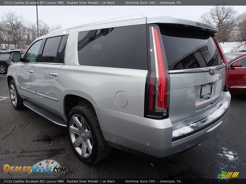 2019 Cadillac Escalade ESV Luxury 4WD Radiant Silver Metallic / Jet Black Photo #11