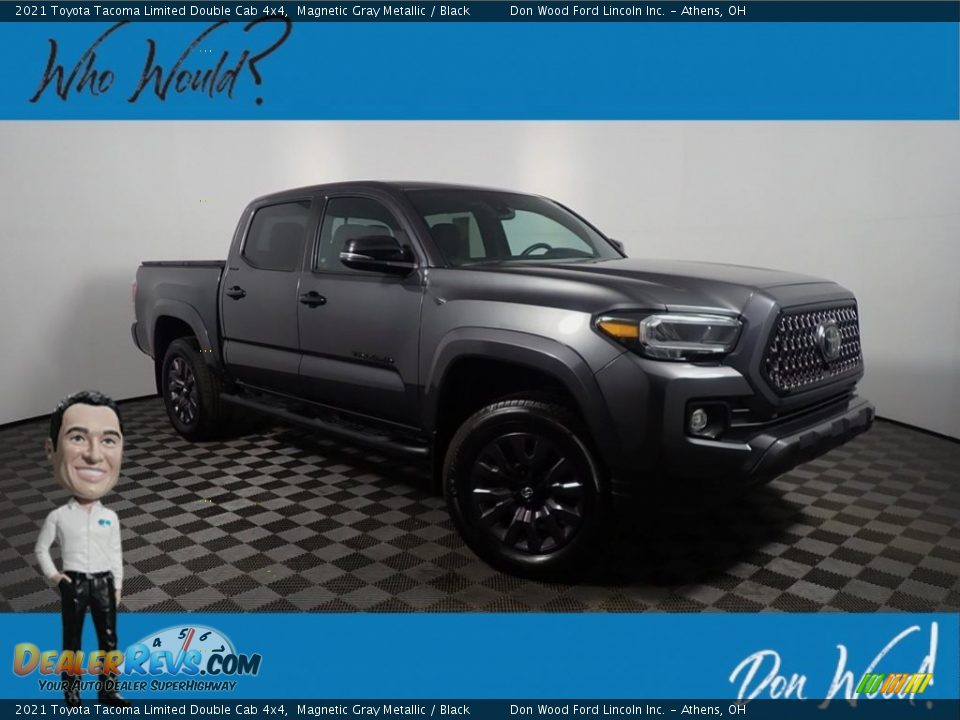 2021 Toyota Tacoma Limited Double Cab 4x4 Magnetic Gray Metallic / Black Photo #1