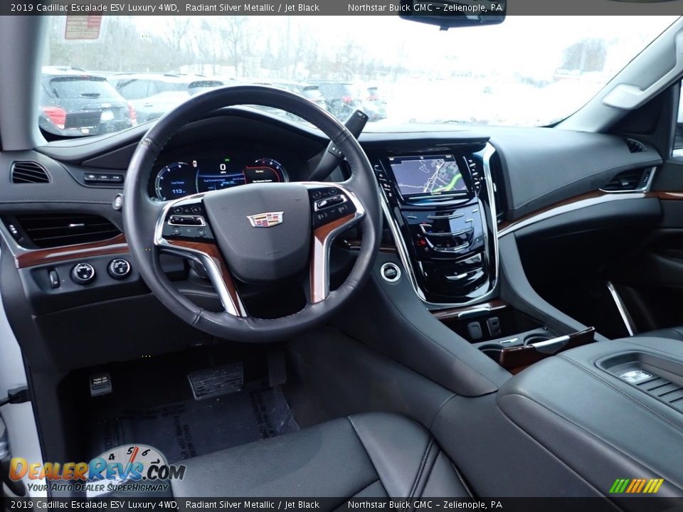 Jet Black Interior - 2019 Cadillac Escalade ESV Luxury 4WD Photo #18