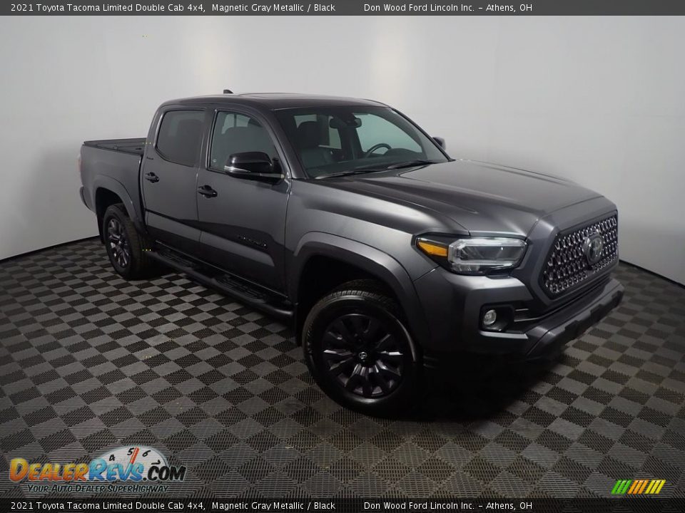 2021 Toyota Tacoma Limited Double Cab 4x4 Magnetic Gray Metallic / Black Photo #6