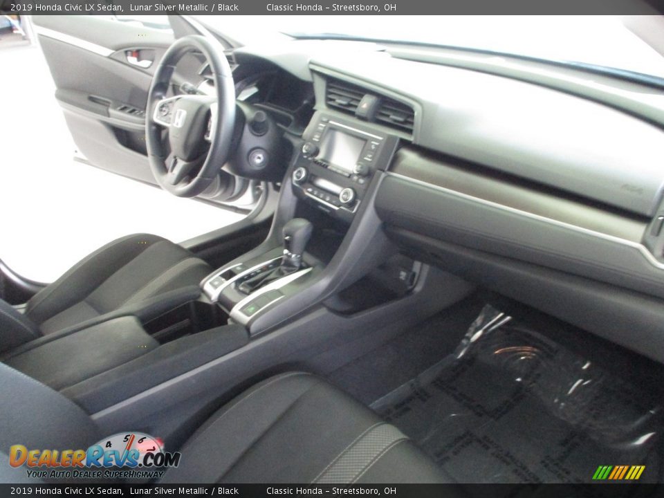 2019 Honda Civic LX Sedan Lunar Silver Metallic / Black Photo #15