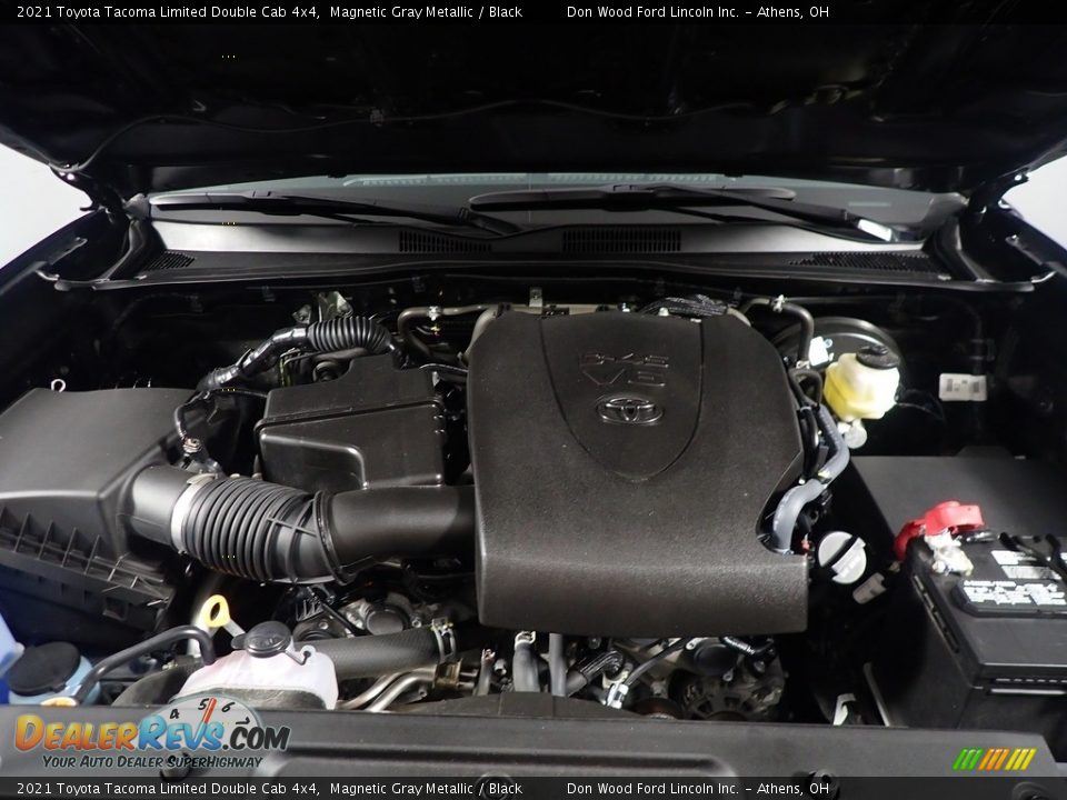 2021 Toyota Tacoma Limited Double Cab 4x4 Magnetic Gray Metallic / Black Photo #10