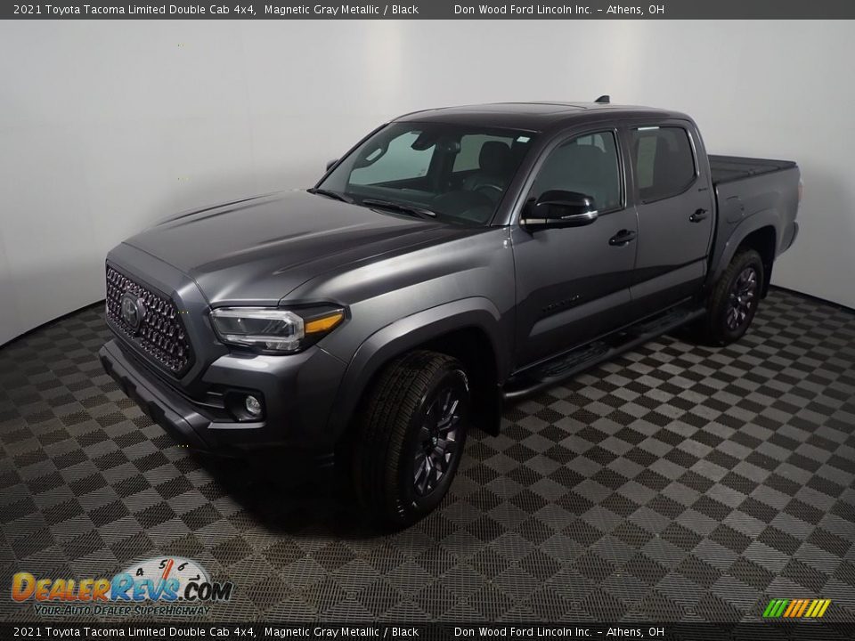 2021 Toyota Tacoma Limited Double Cab 4x4 Magnetic Gray Metallic / Black Photo #12