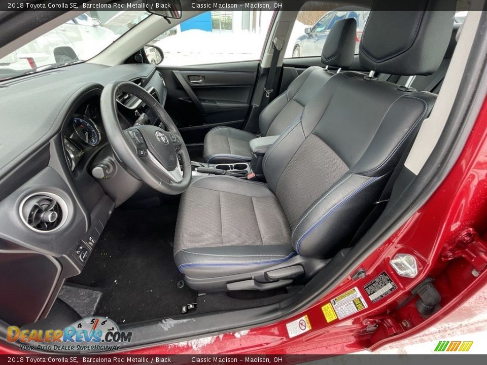 2018 Toyota Corolla SE Barcelona Red Metallic / Black Photo #7