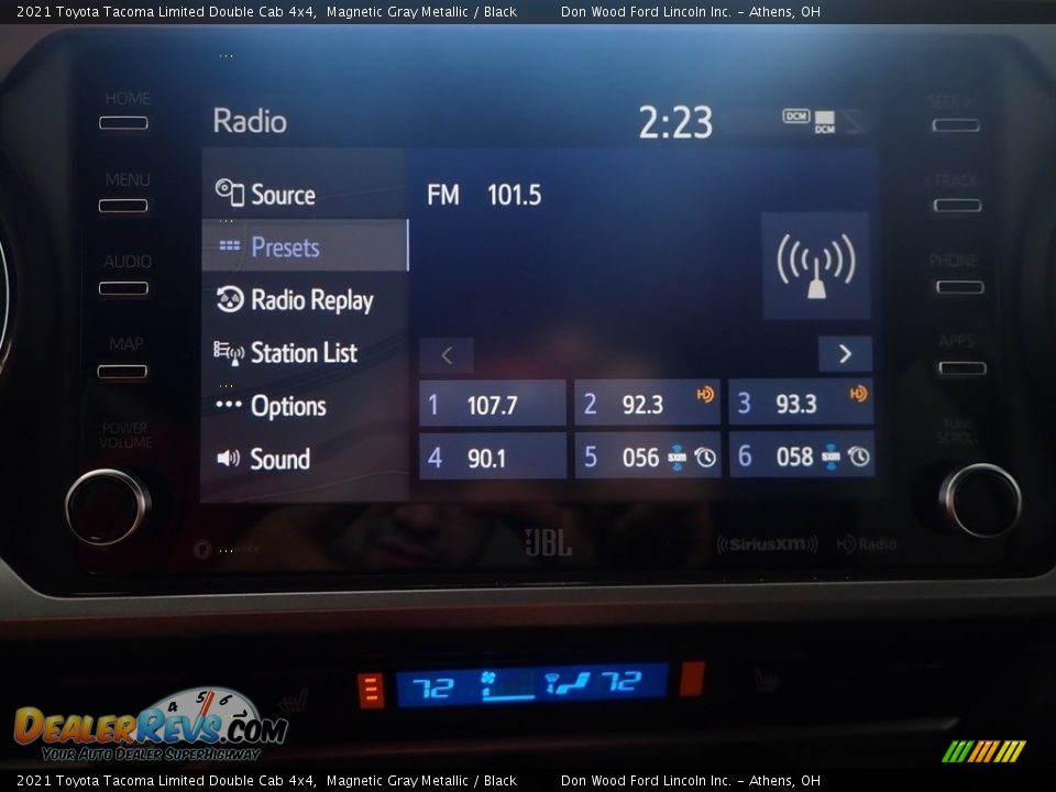 2021 Toyota Tacoma Limited Double Cab 4x4 Magnetic Gray Metallic / Black Photo #28