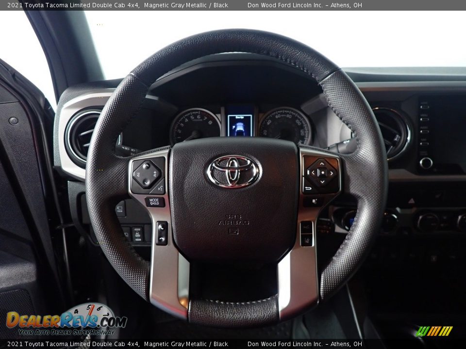 2021 Toyota Tacoma Limited Double Cab 4x4 Magnetic Gray Metallic / Black Photo #29