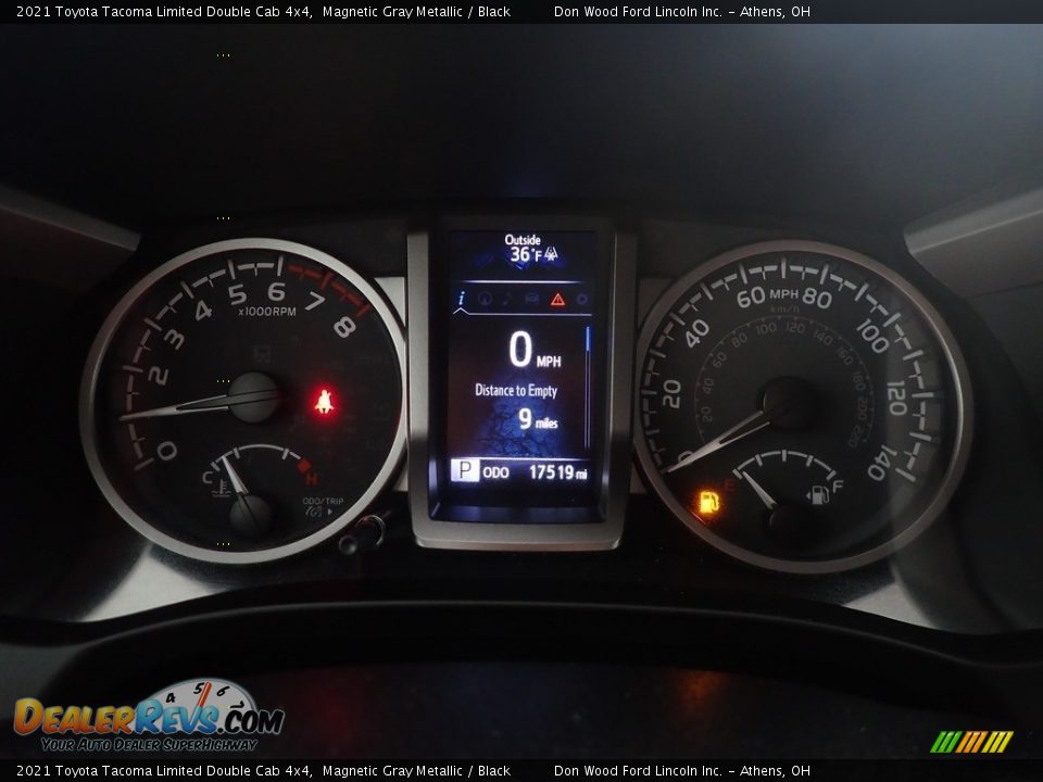 2021 Toyota Tacoma Limited Double Cab 4x4 Magnetic Gray Metallic / Black Photo #30