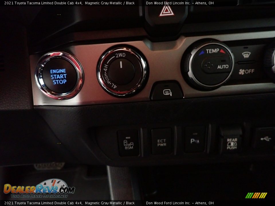 2021 Toyota Tacoma Limited Double Cab 4x4 Magnetic Gray Metallic / Black Photo #34