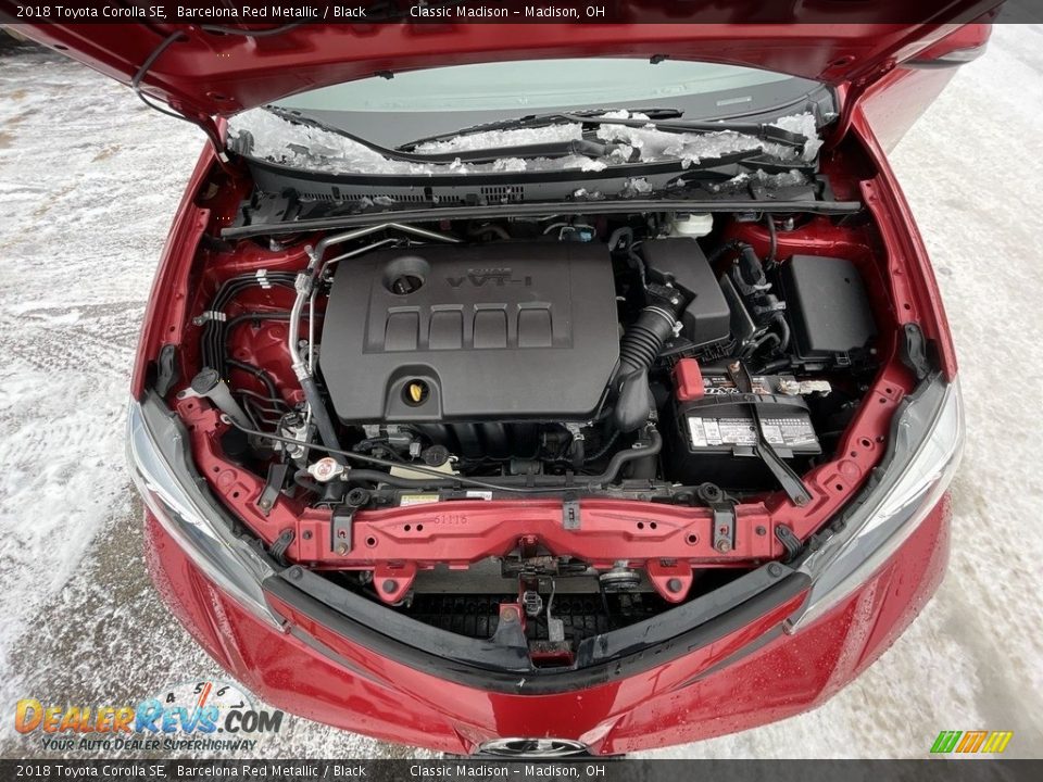 2018 Toyota Corolla SE Barcelona Red Metallic / Black Photo #20