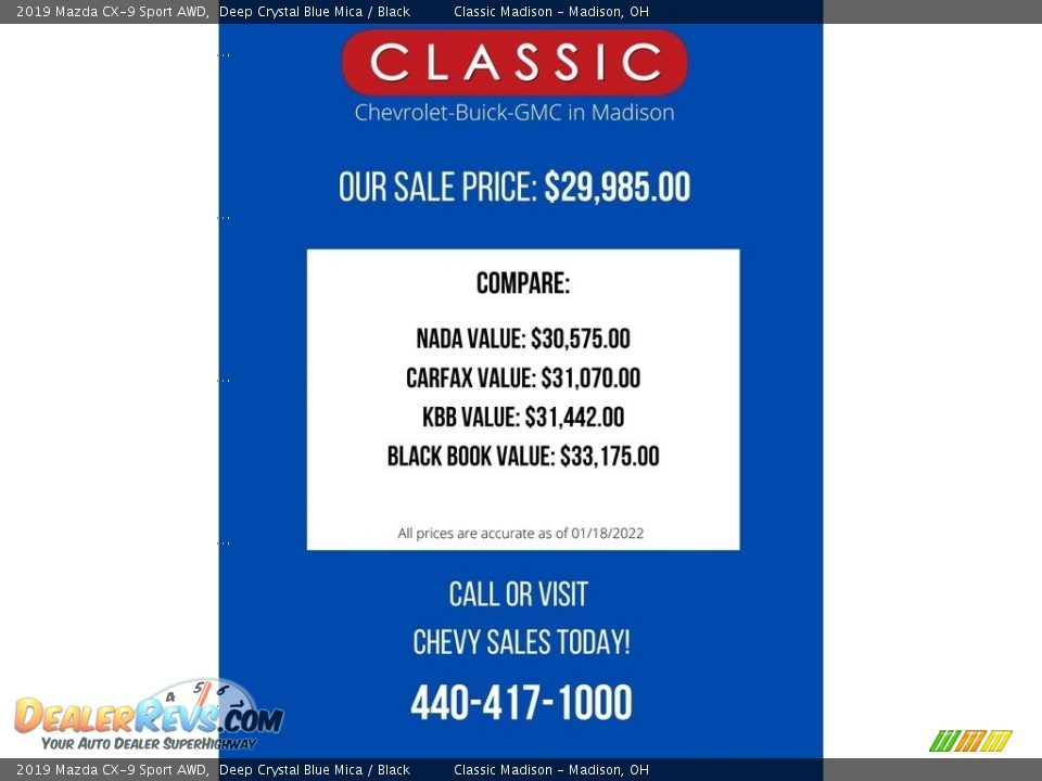 Dealer Info of 2019 Mazda CX-9 Sport AWD Photo #2