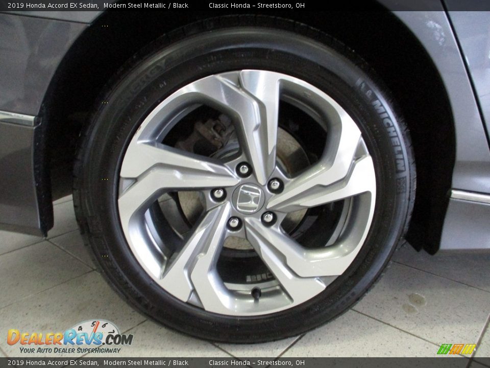 2019 Honda Accord EX Sedan Modern Steel Metallic / Black Photo #6