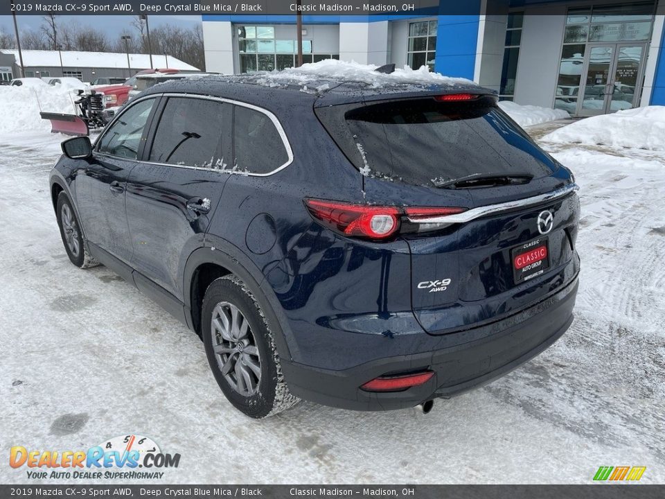 2019 Mazda CX-9 Sport AWD Deep Crystal Blue Mica / Black Photo #3