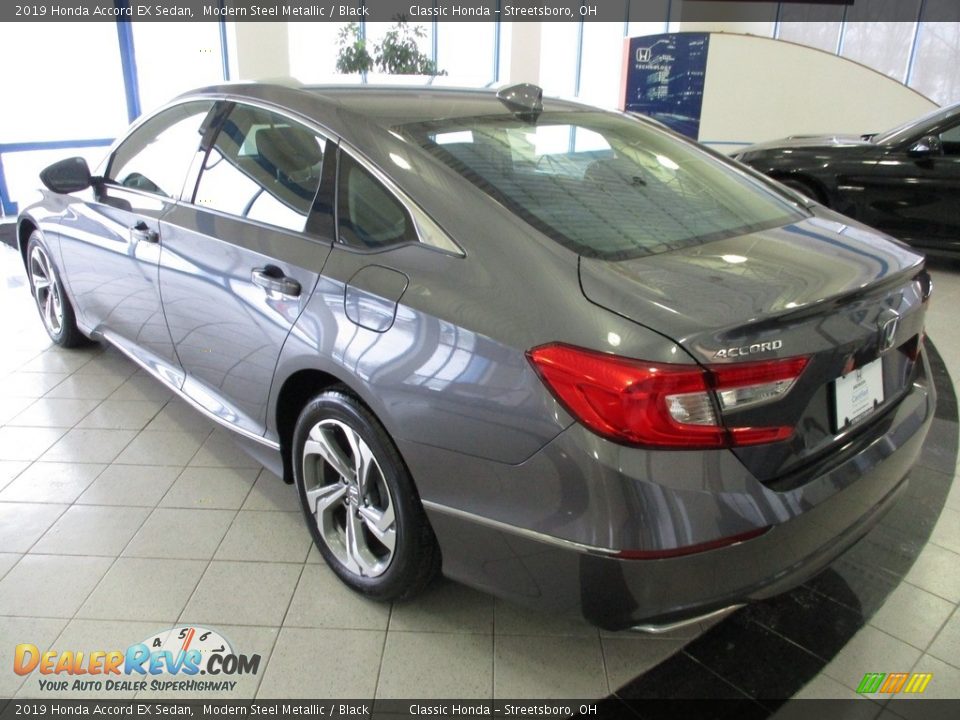 2019 Honda Accord EX Sedan Modern Steel Metallic / Black Photo #9