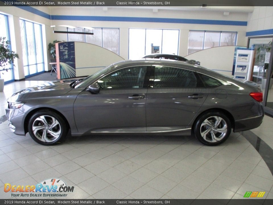 2019 Honda Accord EX Sedan Modern Steel Metallic / Black Photo #10