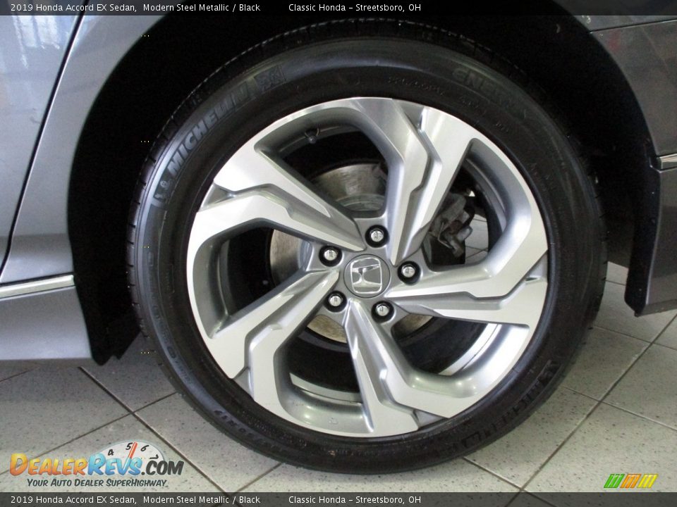 2019 Honda Accord EX Sedan Modern Steel Metallic / Black Photo #11