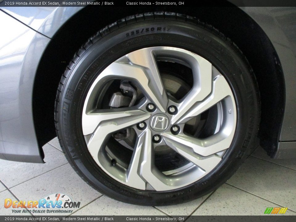 2019 Honda Accord EX Sedan Modern Steel Metallic / Black Photo #12