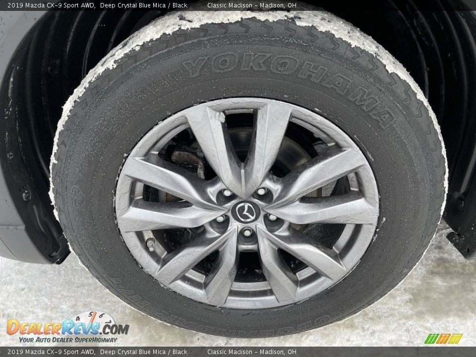 2019 Mazda CX-9 Sport AWD Deep Crystal Blue Mica / Black Photo #6