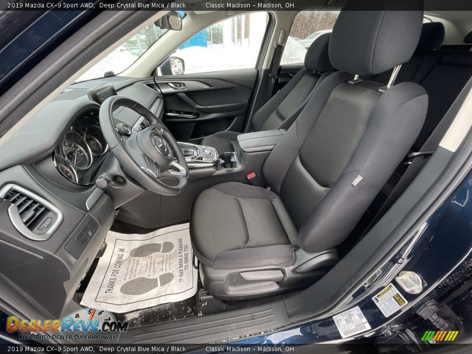 Black Interior - 2019 Mazda CX-9 Sport AWD Photo #7