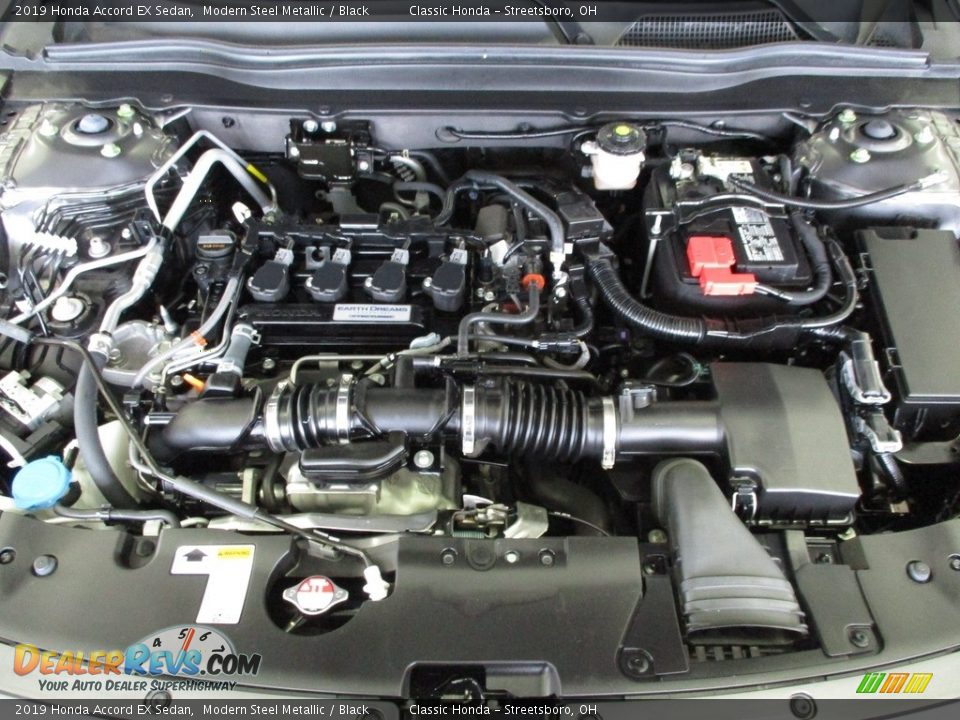 2019 Honda Accord EX Sedan Modern Steel Metallic / Black Photo #16