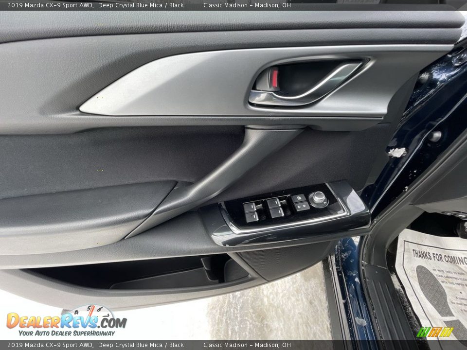 2019 Mazda CX-9 Sport AWD Deep Crystal Blue Mica / Black Photo #9
