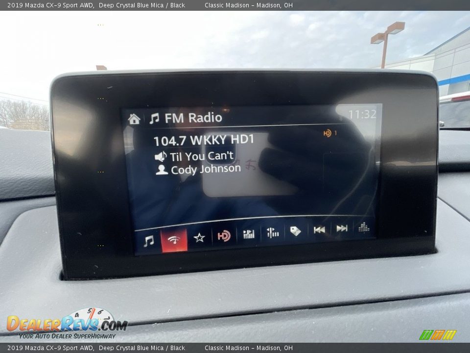 2019 Mazda CX-9 Sport AWD Deep Crystal Blue Mica / Black Photo #12