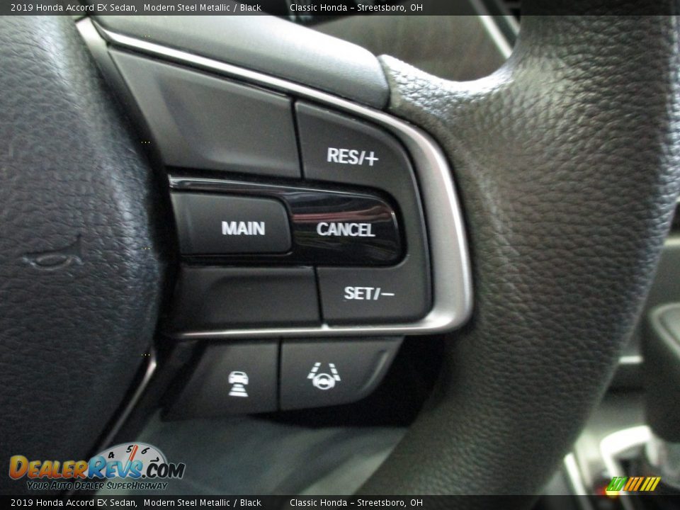 2019 Honda Accord EX Sedan Modern Steel Metallic / Black Photo #36