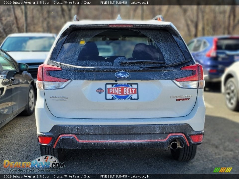 2019 Subaru Forester 2.5i Sport Crystal White Pearl / Gray Photo #5