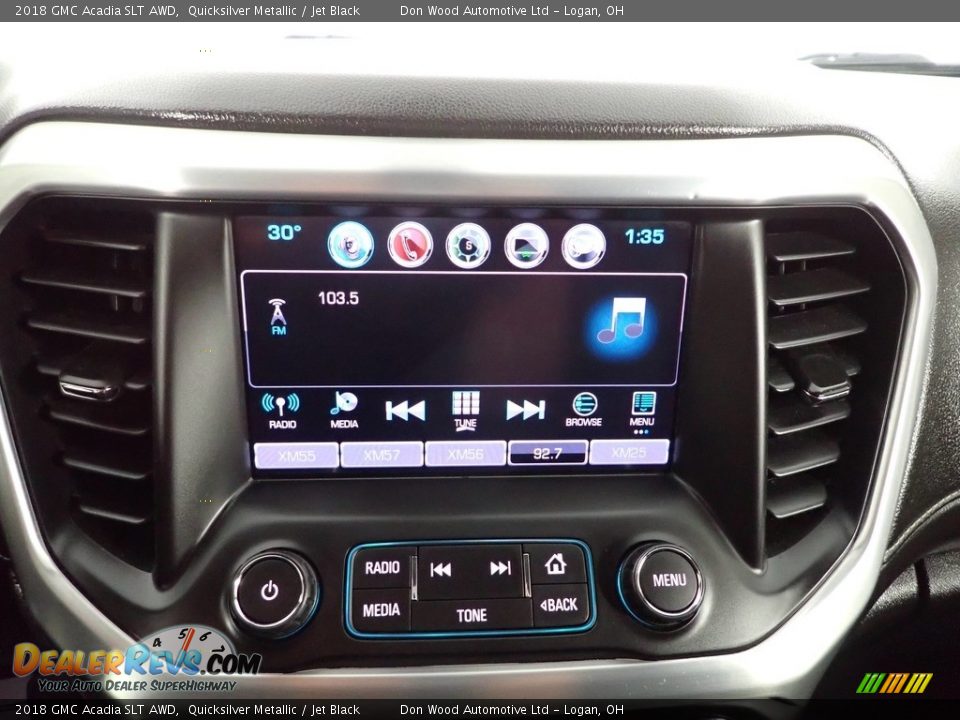 2018 GMC Acadia SLT AWD Quicksilver Metallic / Jet Black Photo #2