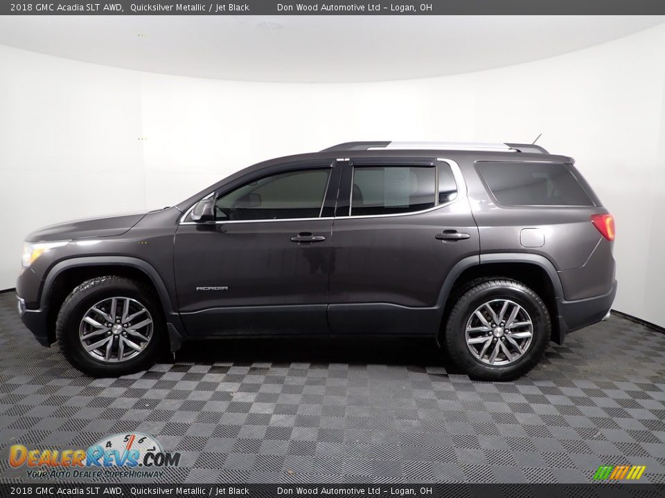 2018 GMC Acadia SLT AWD Quicksilver Metallic / Jet Black Photo #8