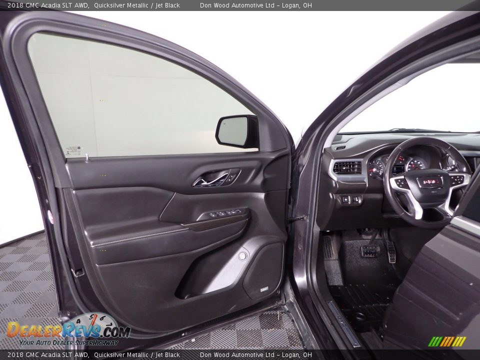 2018 GMC Acadia SLT AWD Quicksilver Metallic / Jet Black Photo #14