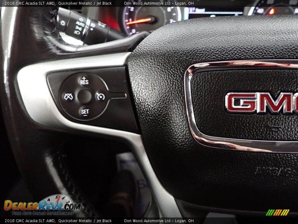 2018 GMC Acadia SLT AWD Quicksilver Metallic / Jet Black Photo #18