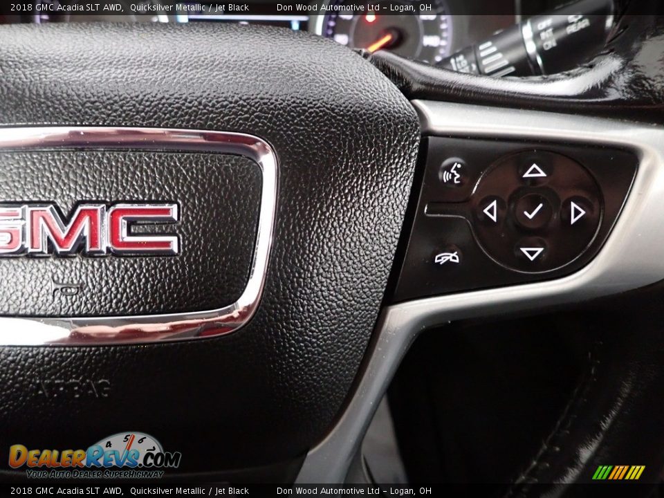 2018 GMC Acadia SLT AWD Quicksilver Metallic / Jet Black Photo #19