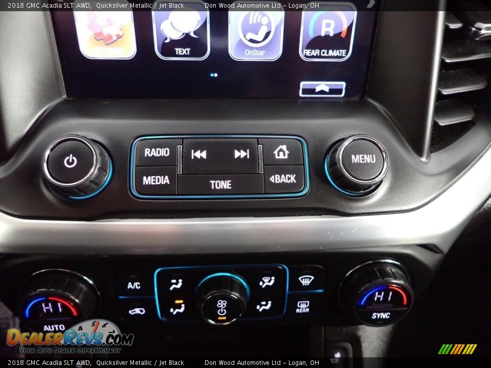 2018 GMC Acadia SLT AWD Quicksilver Metallic / Jet Black Photo #21