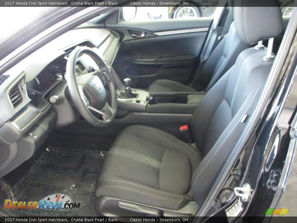 Front Seat of 2017 Honda Civic Sport Hatchback Photo #28